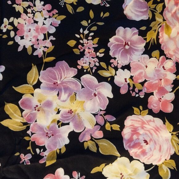 Vintage Anne Klein Silk Bright Floral Scarf - Picture 6 of 9